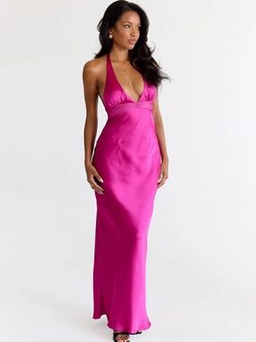 princess polly maxi satin dress